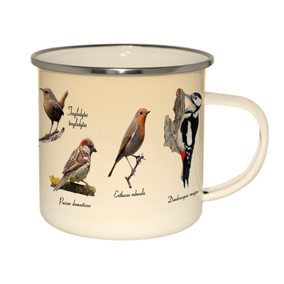 Tazza smaltata con design Esschert