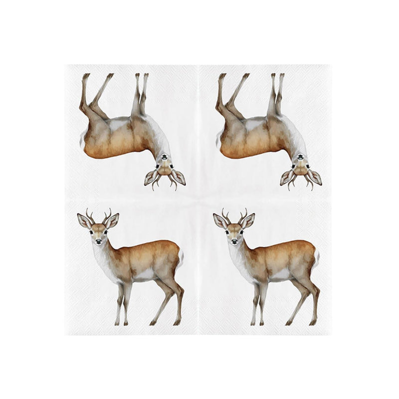 Tovaglioli Esschert design cervo 33x33 cm