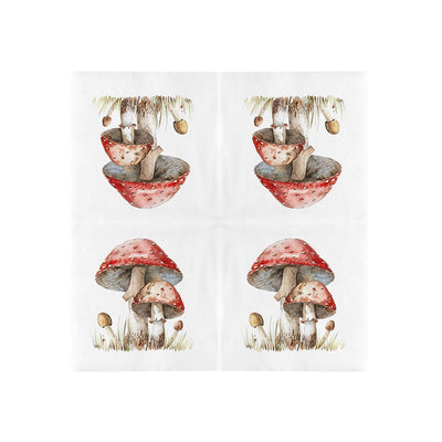 Tovaglioli Esschert con design agarico volante
