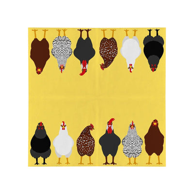Tovaglioli Esschert design galline 33x33 cm