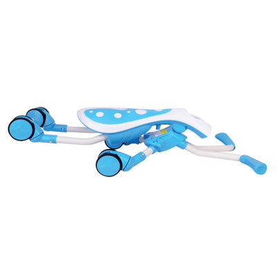 The bugs scramblebug tide loopfiets met 4 wielen junior blauw wit