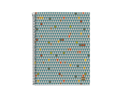 Triangoli del taccuino di Miquelrius A4 a scacchi 120 pagine