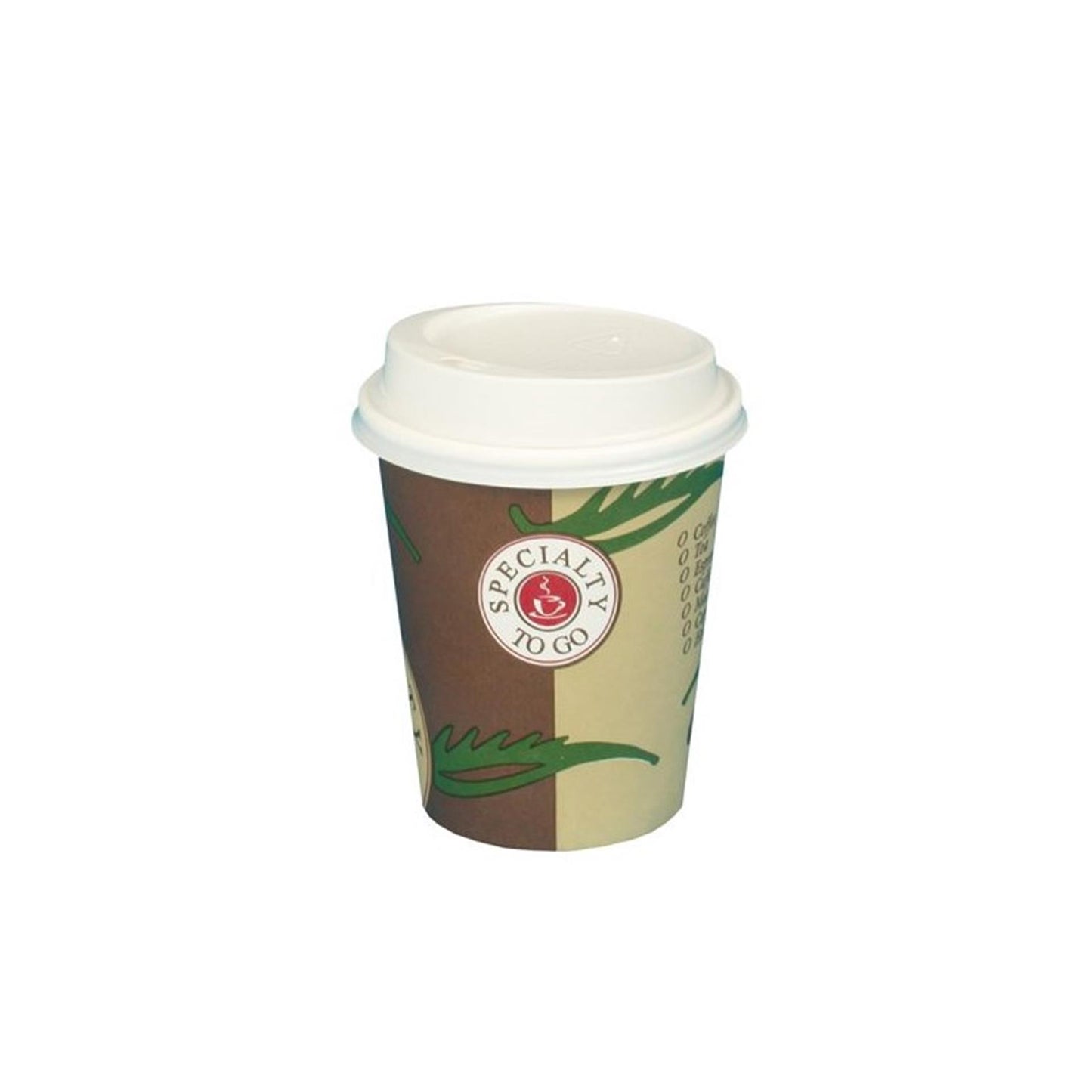 Papstar 10 tazze da 0,2l con coperchio da asporto