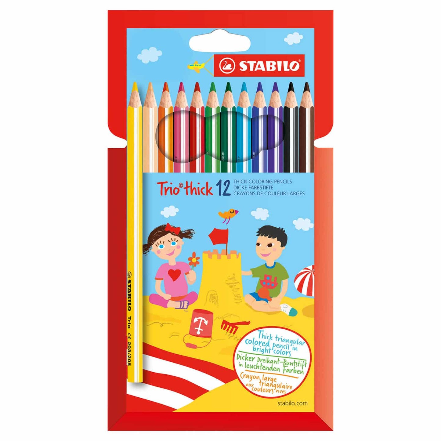 Stabilo trio dik 12 st
