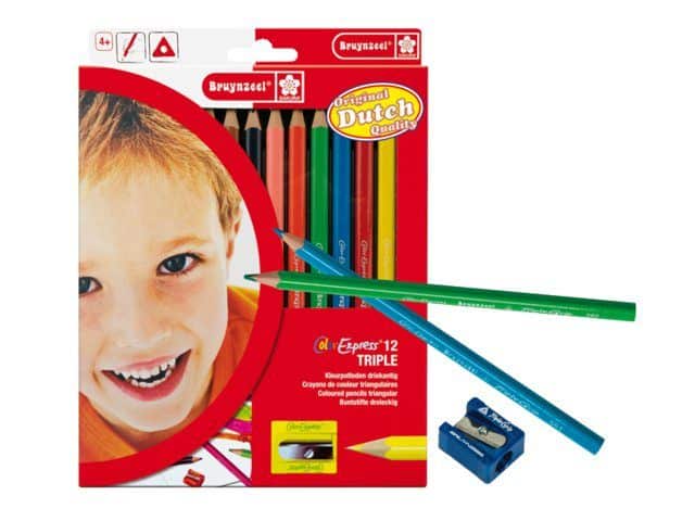 Bruynzeel Triple Pencils 12 pezzi