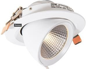 Tronix downlight led blanco 18-30w 3000k modelo banana 45gr - led2355