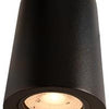 Enzo tronix led wandlamp 5,8w pyramide zwart 2700k - 5082000