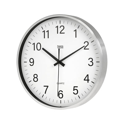 Reloj de pared Teesa ø30cm plateado