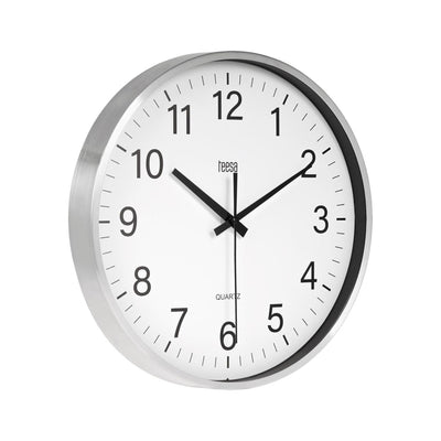 Reloj de pared Teesa ø30cm plateado