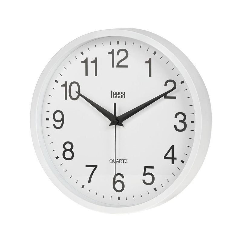 Orologio da parete Teesa ø25cm bianco