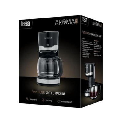 Caffettiera Teesa 1,5 l nera