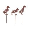 Esschert design ruggine spina da giardino anatroccolo