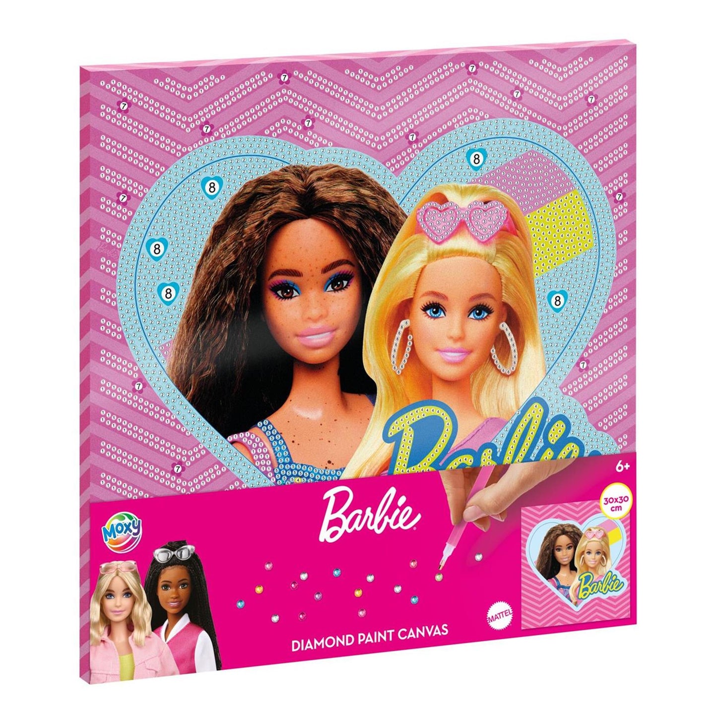 Creative craft group diamond painting canvas barbie