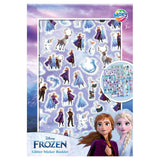 Moxy frozen glitter stickerboek - a5 formaat 8 vel - afbeelding 1