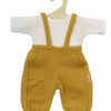 Heless poppen tuinbroek okergeel, 35-45 cm