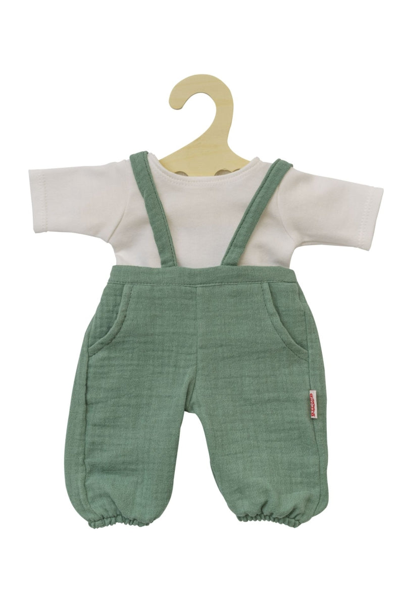 Bambole Heless Dungarees Green, 28-35 cm
