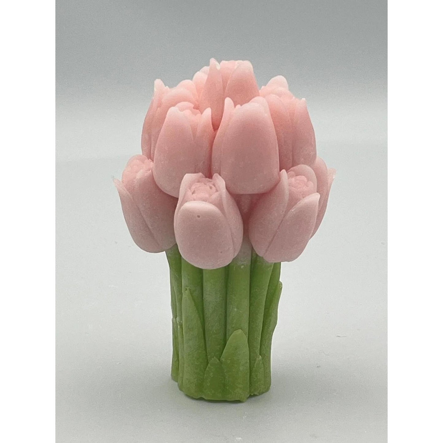 Vos decoraciones aroma ramo de tulipanes rosa 10x6cm