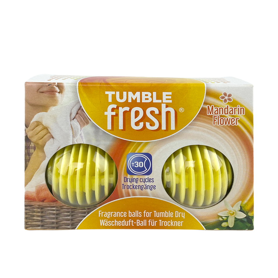 Tumble fresh fragrance balls mandarin flowers 2 stuks