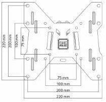 Soporte de pared para TV wm2121 uno para todos - 7312410