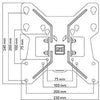 Soporte de pared para TV wm2241 uno para todos - 7312422
