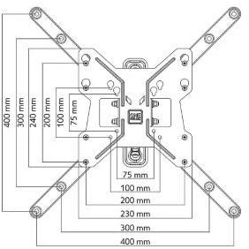 Soporte de pared para TV wm2451 uno para todos - 7312434