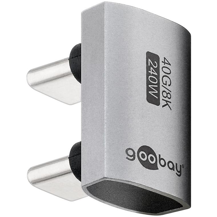 Adaptador USB-C Goobay | masculino masculino | forma de u | Adaptador de 180 grados - 9550437