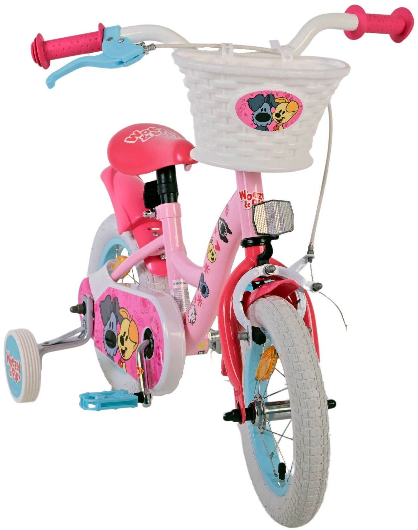 Woezel Pip Pip Bilke's Bike Girls rosa 12 pollici