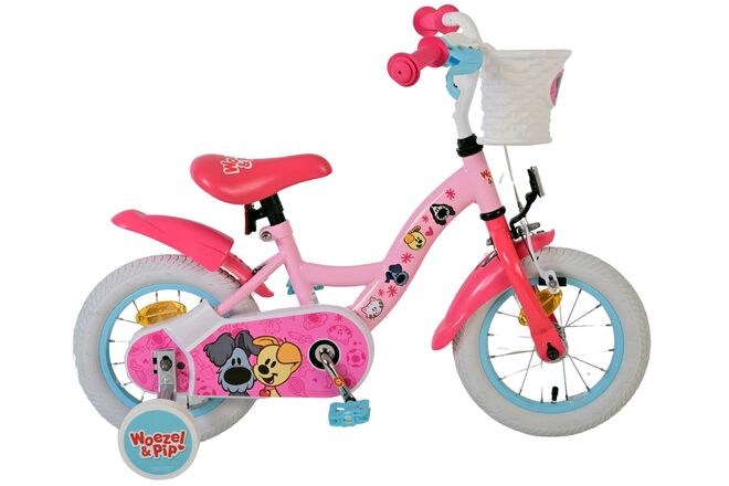 Woezel Pip Pip Bilke's Bike Girls rosa 12 pollici
