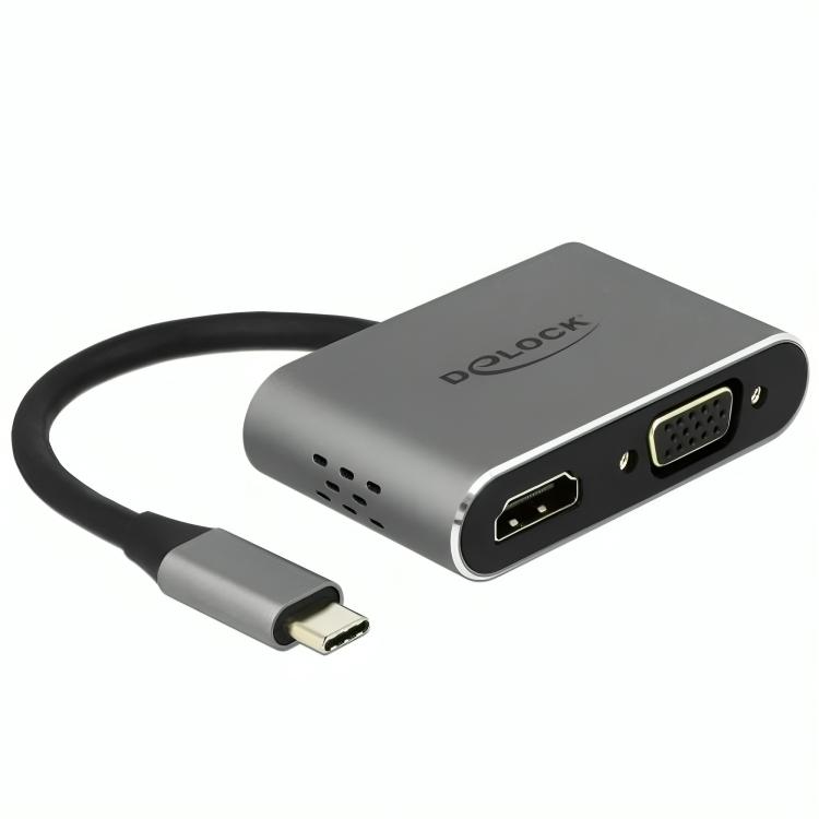 DELOCK USB-C> HDMI + VGA