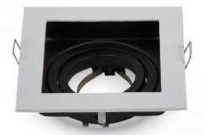 Foco empotrable V-tac orientable 50mm cuadrado blanco 5013344