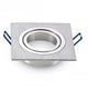 Foco empotrable V-tac orientable cuadrado de 50 mm aluminio cepillado - 5013376