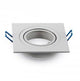 V-tac inbouw spot verstelbaar 50mm vierkant wit 5013354