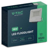 V-tac led bouwlamp 100w 6500k zwart - high lumen - 9332058