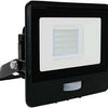V-tac led bouwlamp 20w 3000k zwart met sensor + kabelinvoer - 9335210