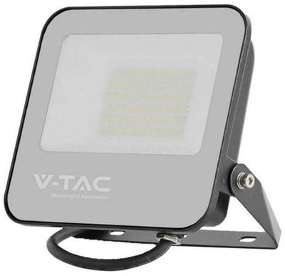 V-tac led bouwlamp 50w 6500k zwart - high lumen - 9332055