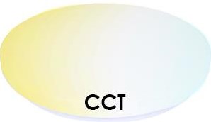 Plafón LED V-tac 350mm 24w tri-blanco - 5017858