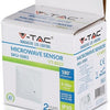 Sensore a microonde V-tac da incasso a parete bianco - 3900318