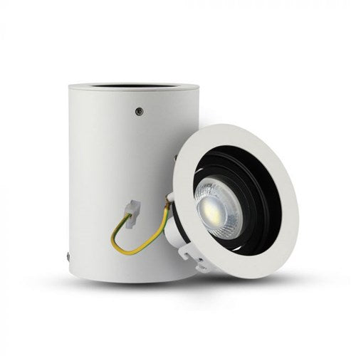 Foco de superficie V-tac orientable redondo 50mm blanco=óptimo - 5013450