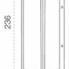 V-tac lampada da giardino da parete modello quadrato ip44 24 cm nero 5090300