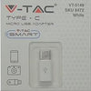 Adaptador V-tac USB-C a micro USB blanco - 9520110