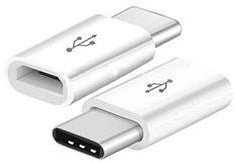 Adattatore V-tac da USB-C a micro USB bianco - 9520110