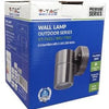 V-tac wandlamp rvs | 1xgu10 | ip44 | 8,5 cm hoog - 5086000