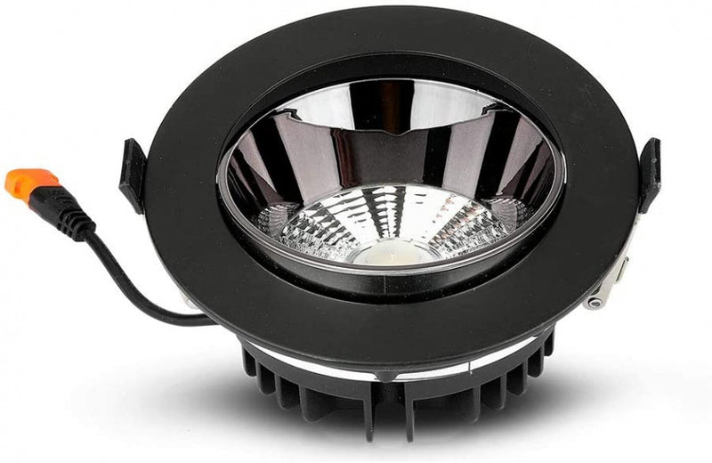Lámpara LED V-TAC VT-2-33 30W 3000K 2400LM de aluminio negro
