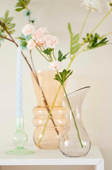 House of nature vaas balatan glas 25cm roze - afbeelding 2