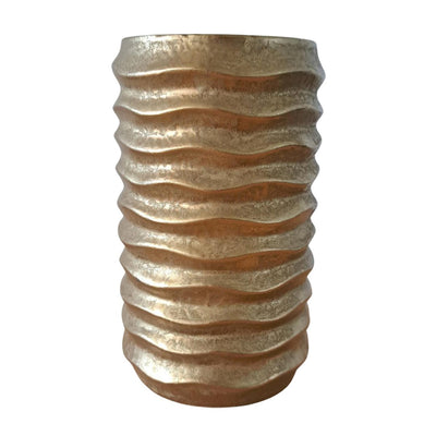 Vaso da fiori Ptmd lodas oro 12x12x20cm
