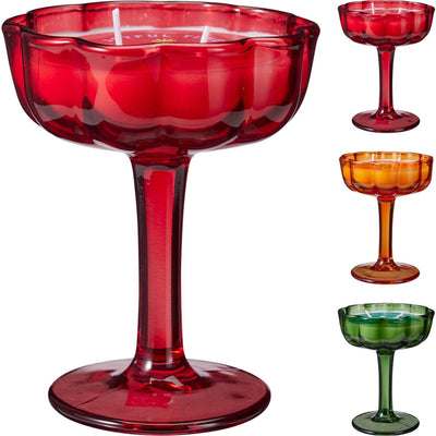 Candela profumata per l'home styling in vetro 13cm 3ass