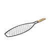 Griglia per pesce Vaggan barbecue nera 35x14 cm