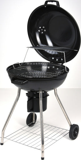 Barbecue a carbone vaggan su ruote Ø 56 cm nero