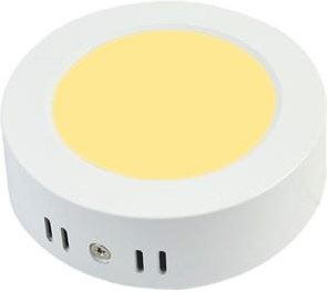 Pannello LED Enzo Varnalux da superficie 18w bianco 3000k base 226mm rotondo - 9000530