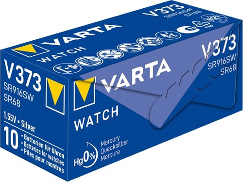 Varta 373 SR916 10 piezas en una caja